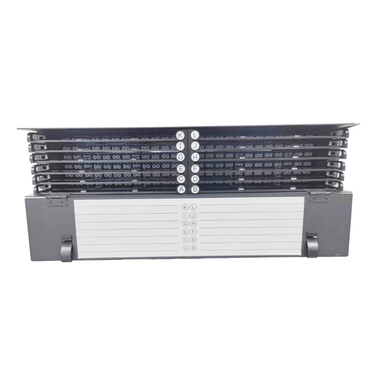 2U Patch Panel Ċentru tad-Data tal-Kaxxa tad-Distribuzzjoni ta ' Densità Għolja