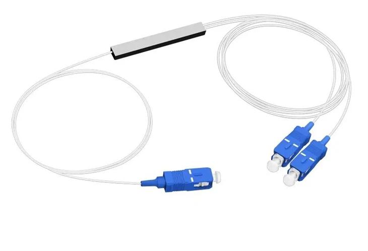 1x2 PLC SCU / SCU Splitter Mikro Mini Tube Tip